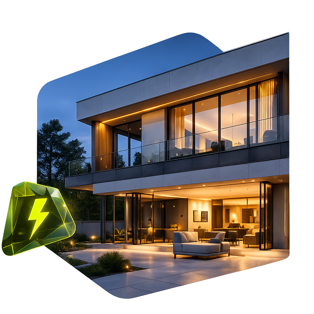 Modern villa electrical services